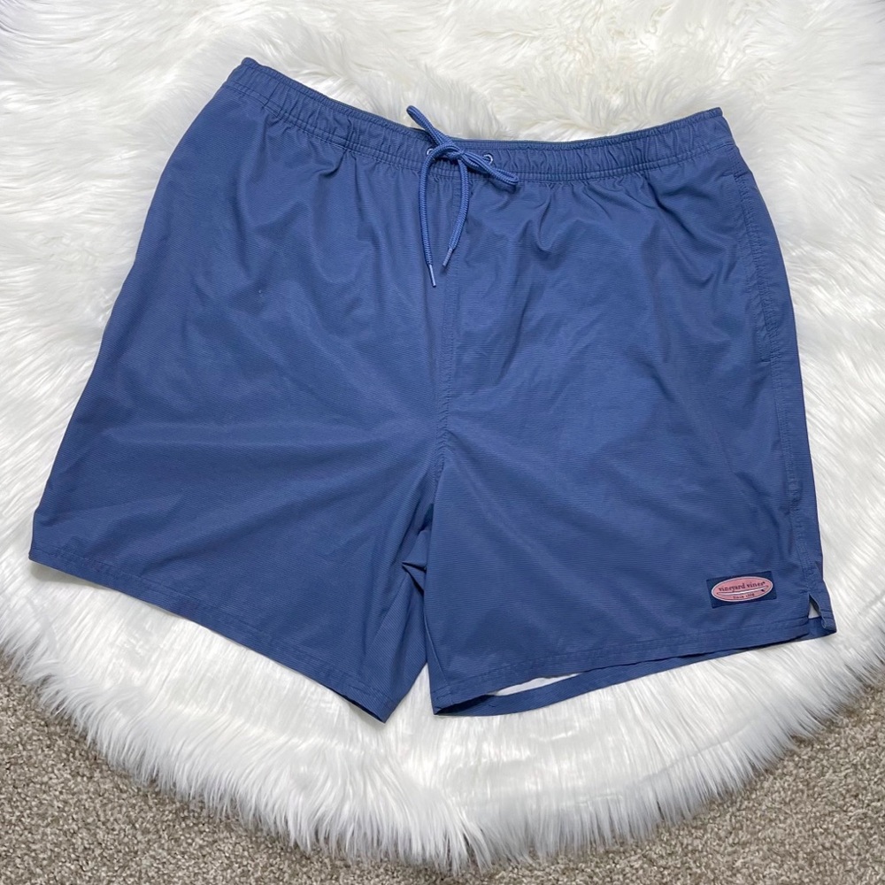 Vineyard Vines Fine Line Stripe Chappy Trunks